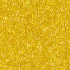 Miyuki delica Beads 11/0 - Transparent yellow DB-710